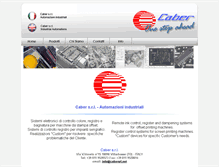 Tablet Screenshot of cabersrl.net